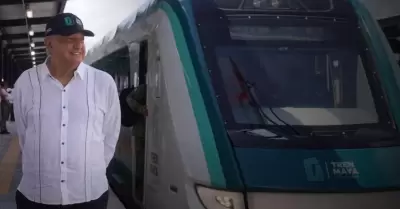 AMLO inaugura el tren Maya