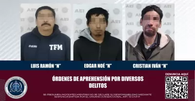 3 sujetos detenidos