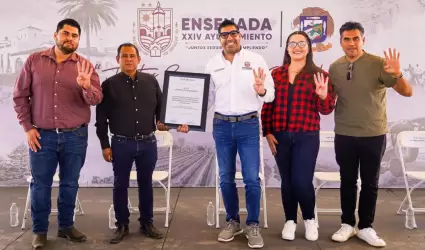 Inaugura Armando Ayala obra de 1.2 mdp en escuela de Punta Colonet