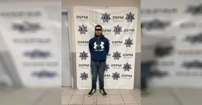 DSPM asegura a presunto involucrado en m�ltiples robos con violencia