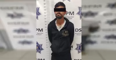 DSPM asegura a sujeto por robo a parque p�blico