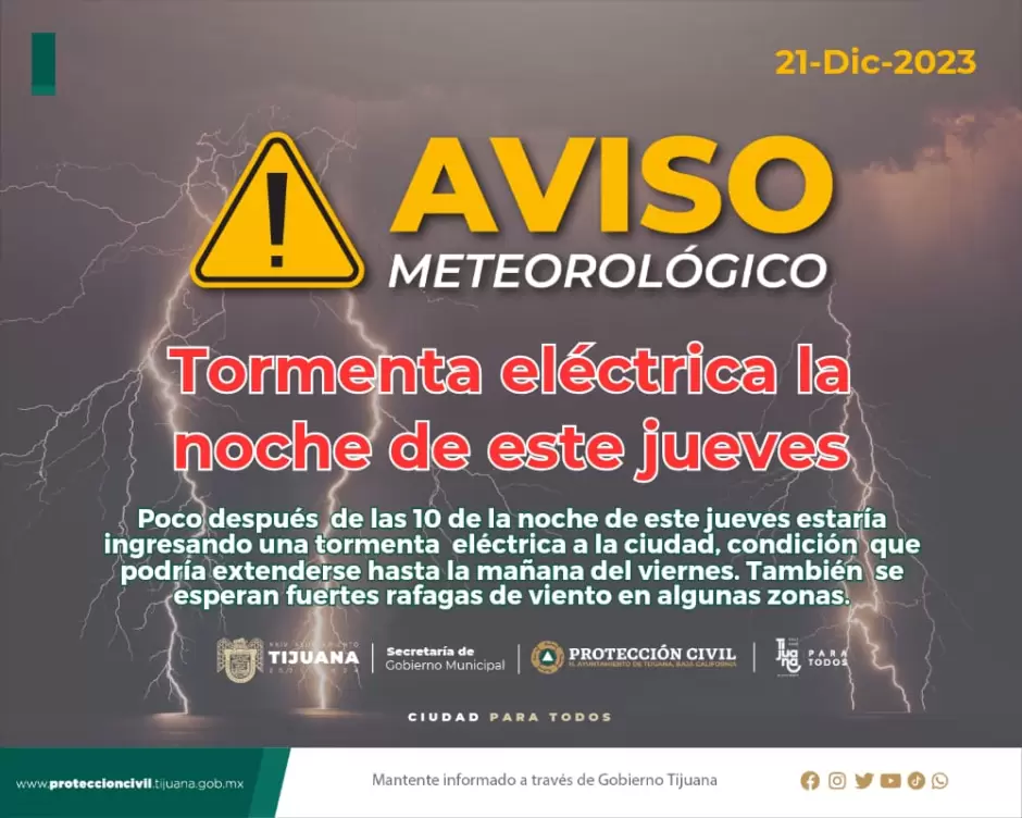 Aviso meteorolgico