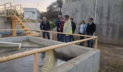 Contin�a secretario del agua con los recorridos de supervisi�n por las plantas d