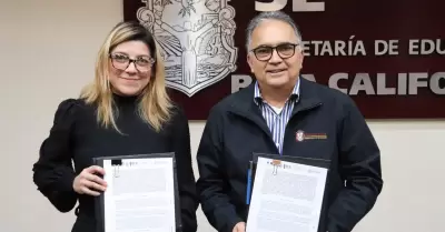 Firman convenio de apoyo y colaboracin con la Secretara de Educacin