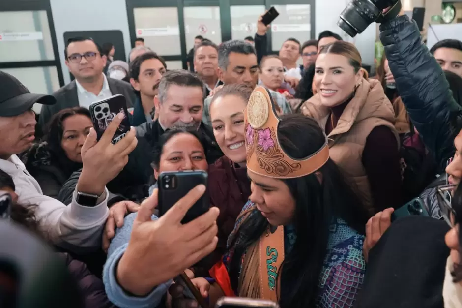Claudia Sheinbaum llega a Tijuana