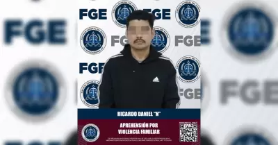 Detenido por violencia familiar