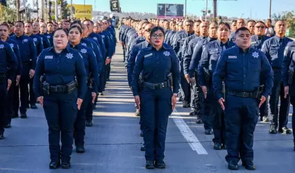 Oficiales policia municipal elementos operativos