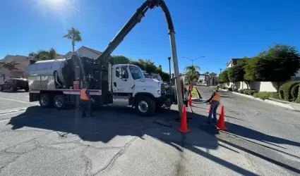 Realiza CESPM jornada de desazolve en privada vista hermosa