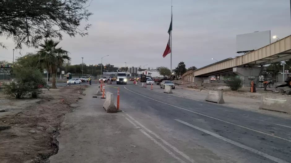 Abierta la circulaci�n en r�o nuevo a la altura del eje central en Mexicali: