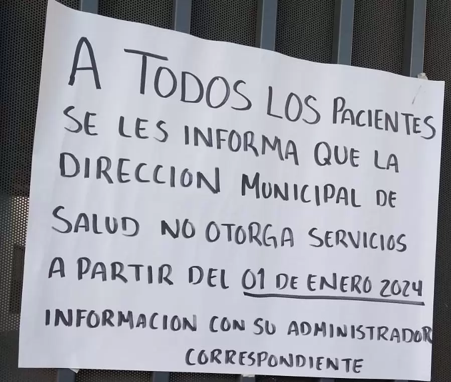 Direccin municipal de Salud detiene servicios para empleados del Ayuntamiento