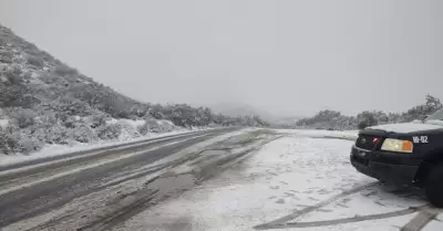 Frente fro 24 provocar cada de nieve en sierras