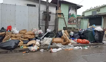 Vecinos de la colonia Durango denuncian la acumulacin de basura por falta de re