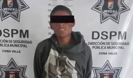 Joven presuntamente involucrado en m�ltiples robos con violencia