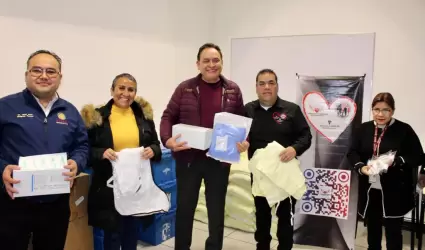 Reciben donativo de insumos para beneficio de la poblacin