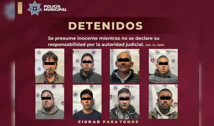 Detenidos con armas