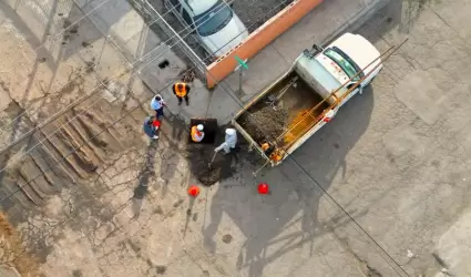 Inicia CESPM jornada de desazolve en el fraccionamiento Las Californias