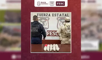 Casi 5 kilos de metanfetamina