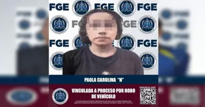 Es vinculada a proceso mujer sorprendida circulando en veh�culo con reporte de r