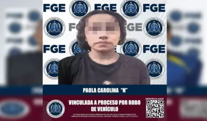 Es vinculada a proceso mujer sorprendida circulando en veh�culo con reporte de r