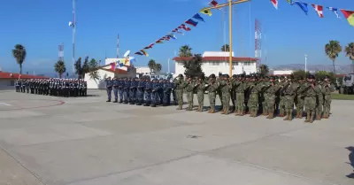 Recepcin del Mando de Armas