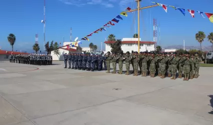 Recepcin del Mando de Armas