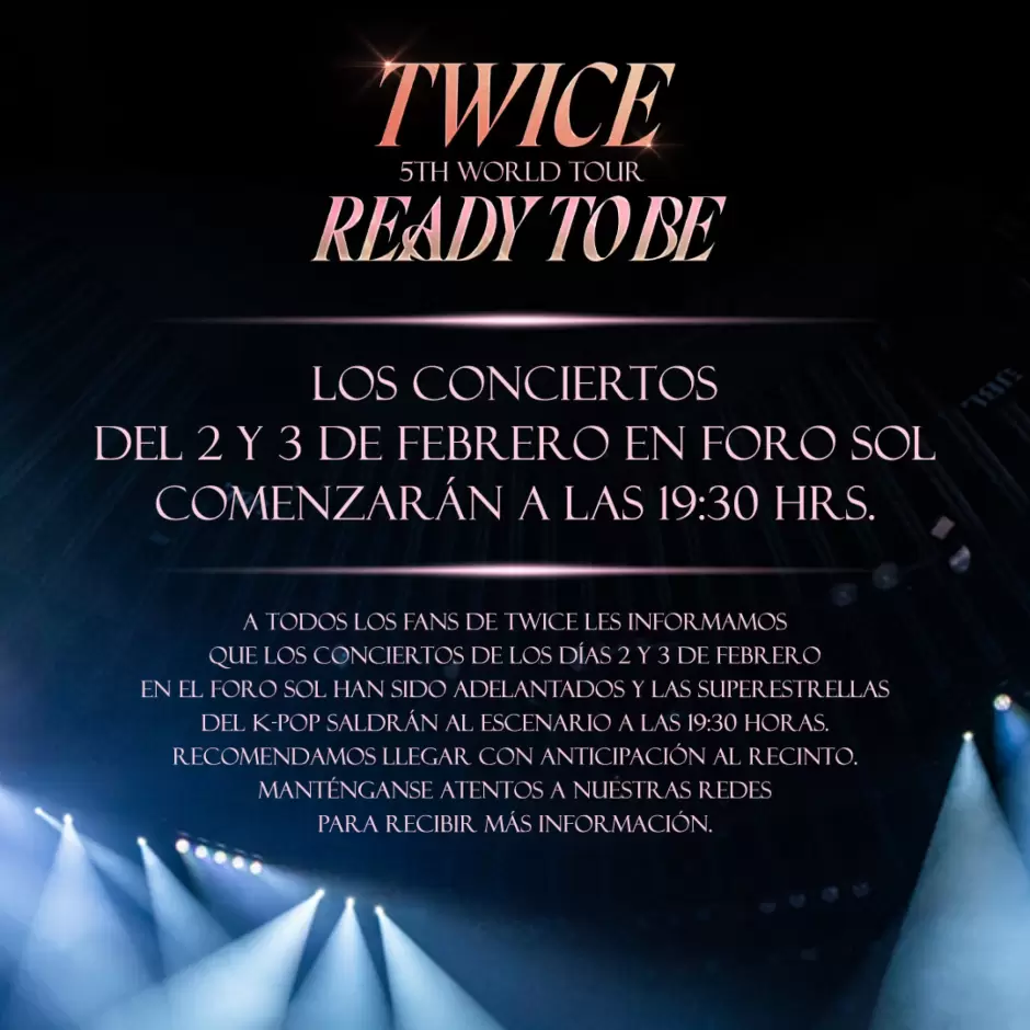 Twice en el Foro Sol