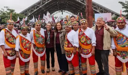 Claudia Sheinbaum en Poza Rica, Veracruz