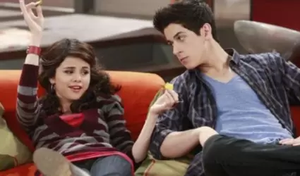 Selena Gomez y David Henrie.