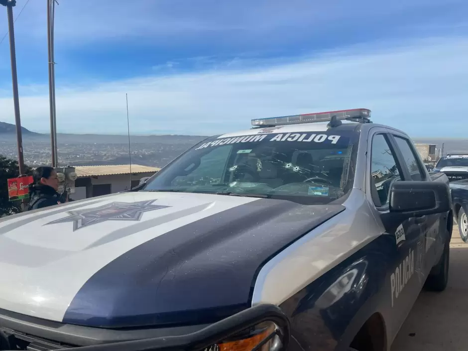 Balean unidad de Polic�a Municipal en Torres Parte Alta