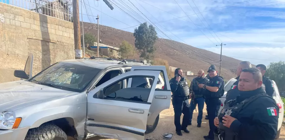 Balean unidad de Polic�a Municipal en Torres Parte Alta