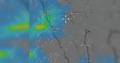 Pron�stico de lluvias intensas se acerca a Baja California