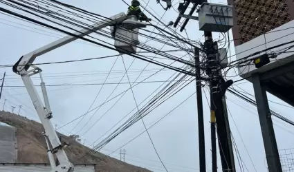 Afectaciones de energa elctrica en Tijuana