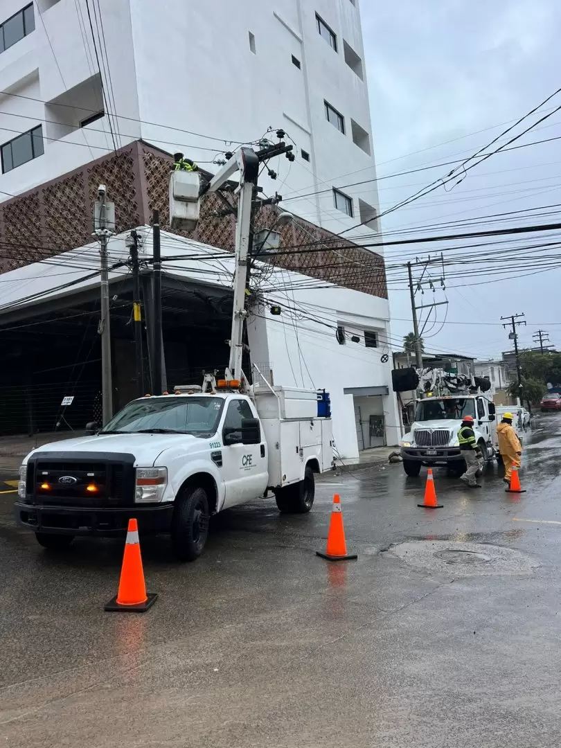 Afectaciones de energa elctrica en Tijuana