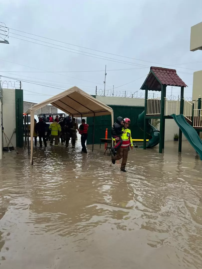 Tijuana en caos por tormenta