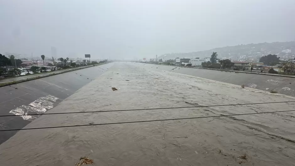 Tijuana en caos por tormenta