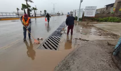 Incidentes por lluvia Ensenada