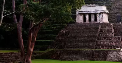 La zona arqueológica de Bonampak, en Chiapas, se encuentra en medio de la Selva 