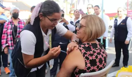 Disponible vacuna contra la influenza y covid-19 en centros de salud de Vicente 
