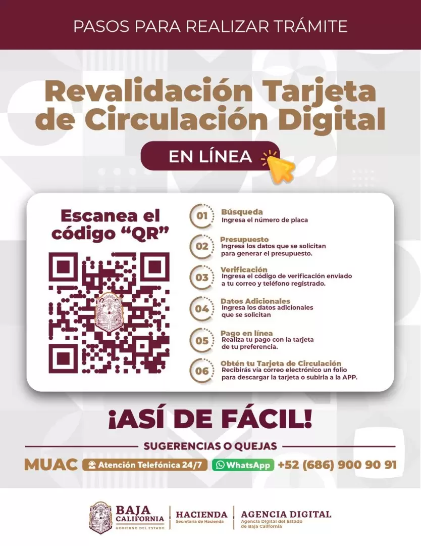 Invitan a revalidar tarjeta de circulacin en lnea