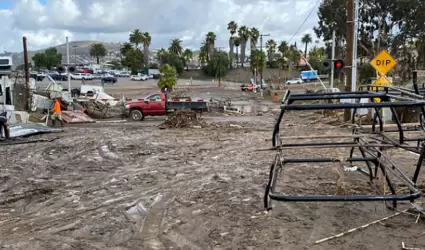 Afectaciones por lluvias en San Diego