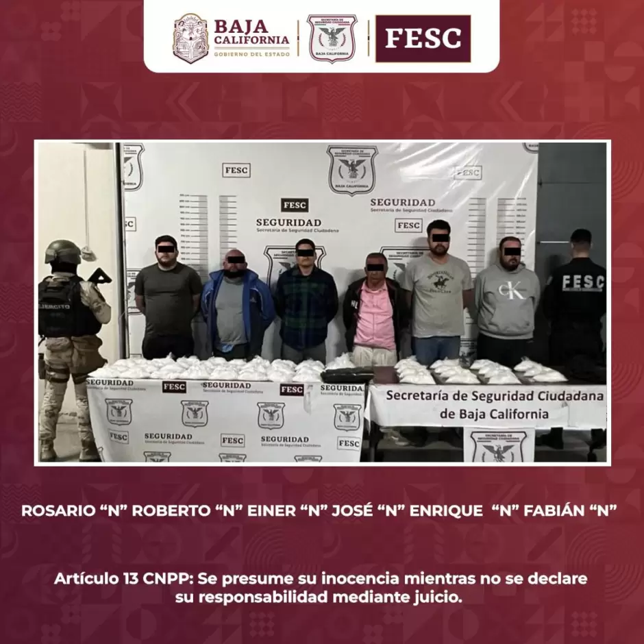 Asegurados con ms de 20 kg de metanfetamina