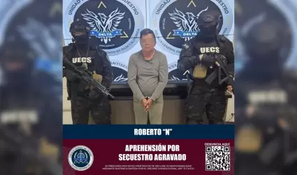 Capturan a hombre buscado en el estado de Veracruz por secuestro agravado