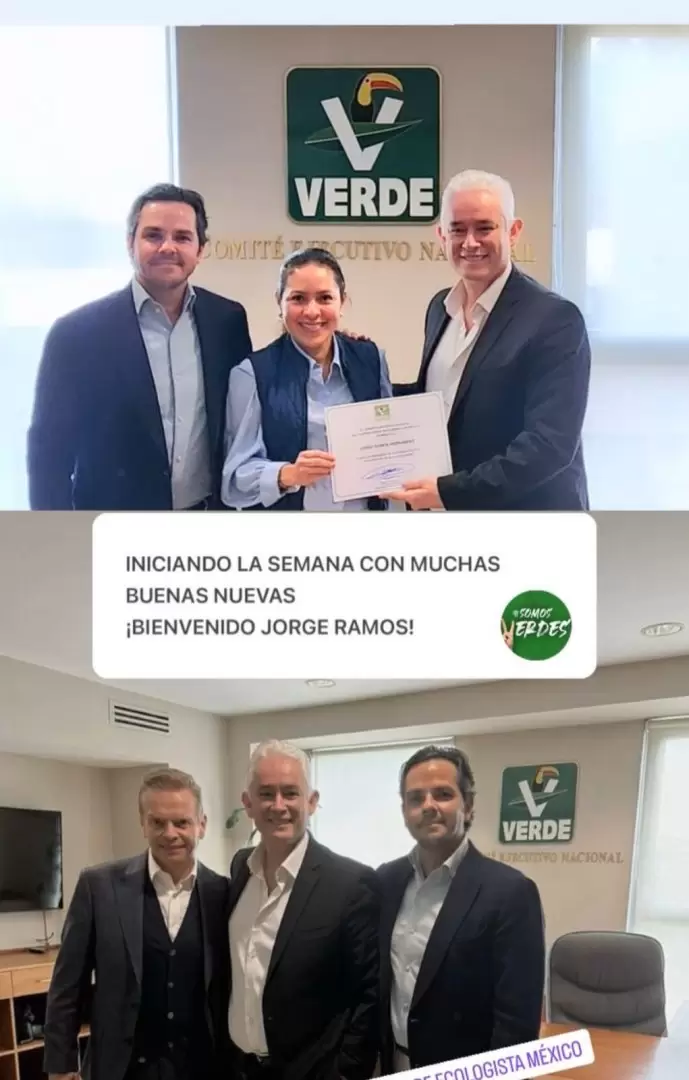 Jorge Ramos asume como Secretario Nacional de Relaciones Institucionales del Partido Verde Ecologista