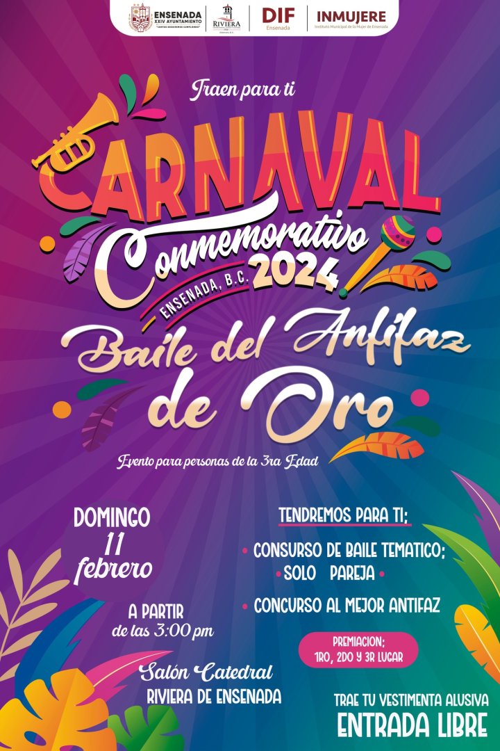 Invita Gobierno de Ensenada a adultos mayores al Baile del Antifaz ...