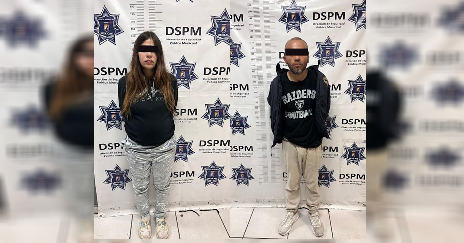 Policía municipal detiene a pareja por robo de vehículo con violencia y ...