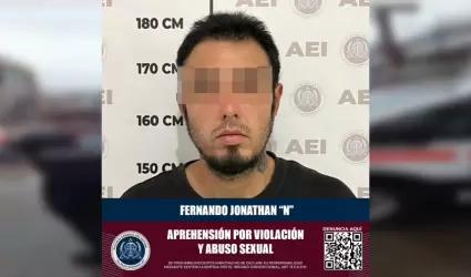 Sujetos detenidos por violacin equiparada y abuso sexual