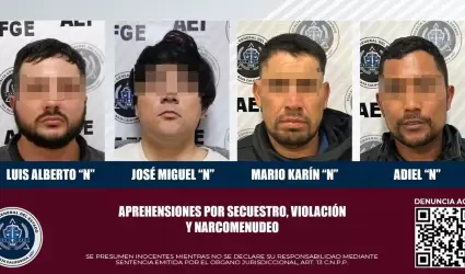 rdenes de aprehensin por secuestro, violacin y narcomenudeo