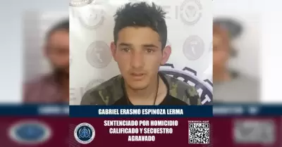 Responsable de homicidio calificado y secuestro agravado