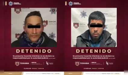 Dos detenidos