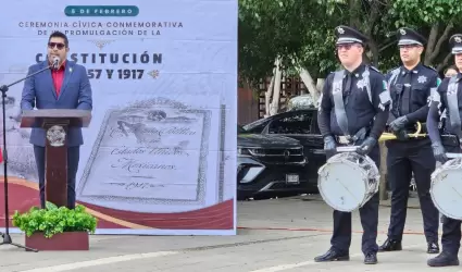 Conmemoran CVII Aniversario de la Promulgacin de la Constitucin de 1917